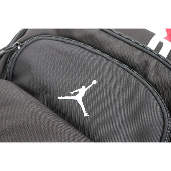 Air Jordan Air Patrol Black Nior 15" Laptop Backpack Black Bag MA0924-023 READ - Picture 3 of 8